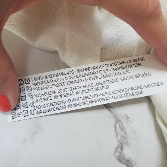 NWT Zara V-Neck Sleeveless Tank Top Lace See-Through Sides Viscose M - Picture 7 of 8